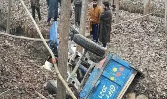 Two brothers one among them driver die in Ganderbal tractor accident